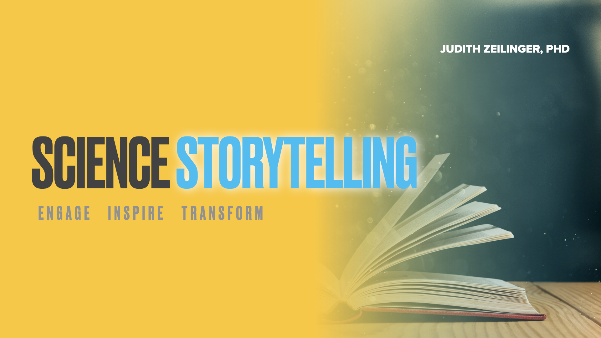 Judith Zeilinger helps scientists better connect to an audience of non-experts through her workshop on science storytelling